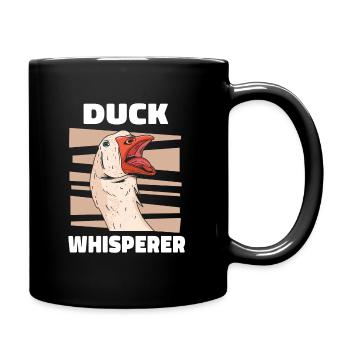 Duck Ducks Bird Animal Quack - Full Colour Mug - black - Right