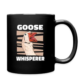 Goose Animal Bird Geese - Full Colour Mug - black - Right