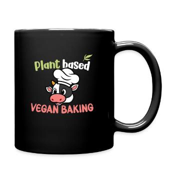 À base de plantes - Vegan Baking - Mug uni - noir - Droite