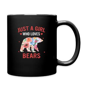Ours Grizzli Ours brun Ours - Mug uni - noir - Droite