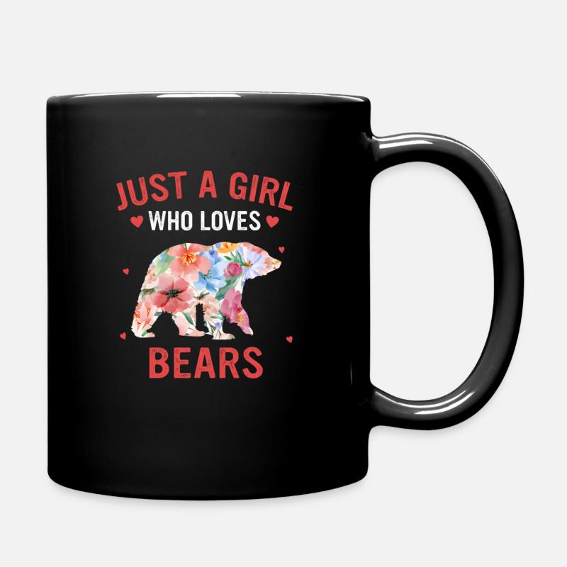 Bear Grizzly Bear Brown Bear Bear - Full Colour Mug - black
