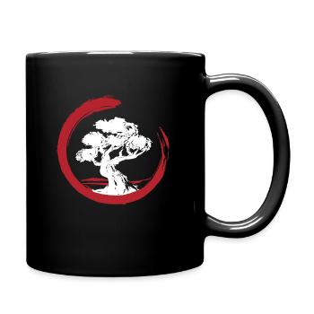 Bonsaï Arbre Bonsaï japonais - Mug uni - noir - Droite
