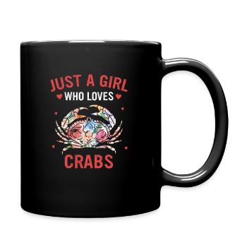Crab Hermit Crab Crab - Full Colour Mug - black - Right