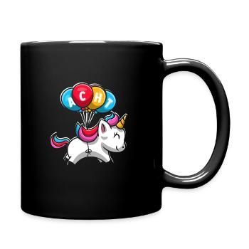 8. Geburtstag Reiterin Geschenk Pferde Fan 8 Jahre - Tasse einfarbig - Schwarz - Rechts