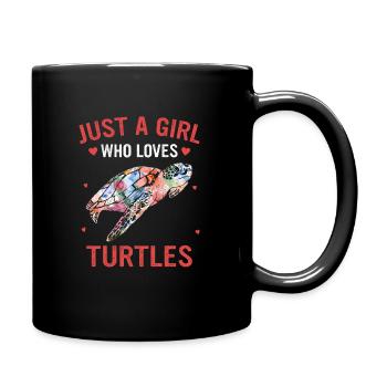 Tortue Tortue Tortue Animal - Mug uni - noir - Droite