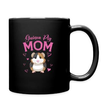 Cochon d’Inde Maman Drôle de cadeau Cochon d’Inde - Mug uni - noir - Droite