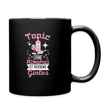 Tonic Sans alcool est en quelque sorte Ginlos Gin - Mug uni - noir - Droite