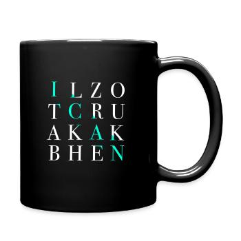 Word Puzzle I Can Crossword by HOB Products - Mug uni - noir - Droite