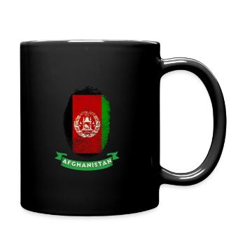 Drapeau ADN Afghanistan - Mug uni - noir - Droite