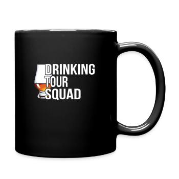Wochenende mit Freunden in Gruppe Party Trinken - Tasse einfarbig - Schwarz - Rechts