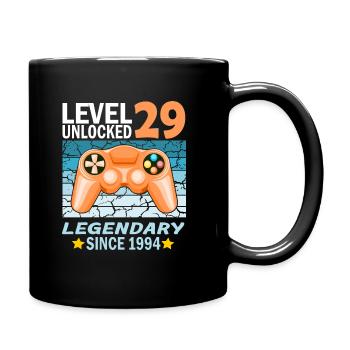 29. Geburtstag Gamer zocken Geburtstjahr 1994 - Tasse einfarbig - Schwarz - Rechts