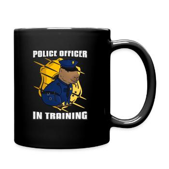 Formation de la police - Mug uni - noir - Droite