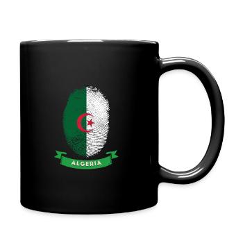 Algeria Flag DNA Country - Tasse einfarbig - Schwarz - Rechts