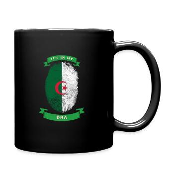 Algeria Flag DNA Country - Tasse einfarbig - Schwarz - Rechts
