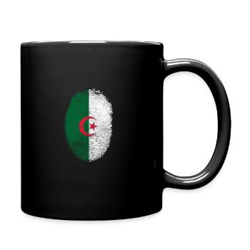 Algeria Flag DNA Country - Tasse einfarbig - Schwarz - Rechts