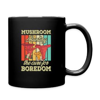 Cueilleurs de champignons et amis champignons - Mug uni - noir - Droite