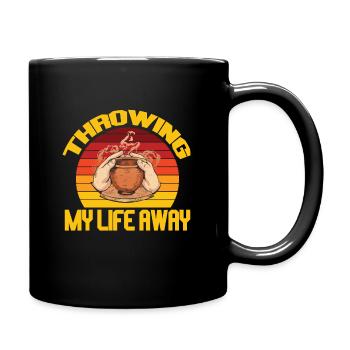 Pottery and pottery - Full Colour Mug - black - Right