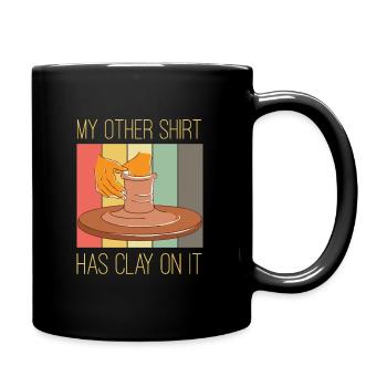 Pottery and pottery - Full Colour Mug - black - Right