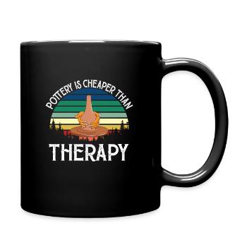 Pottery and pottery - Full Colour Mug - black - Right