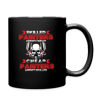 Maler und Lackierer, der Beste und Nervigste Beruf - Tasse einfarbig - Schwarz - Rechts