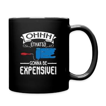 Maler und Lackierer, der Beste und Nervigste Beruf - Tasse einfarbig - Schwarz - Rechts