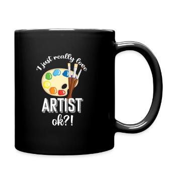 Maler und Lackierer, der Beste und Nervigste Beruf - Tasse einfarbig - Schwarz - Rechts