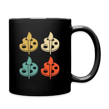 Maler und Lackierer, der Beste und Nervigste Beruf - Tasse einfarbig - Schwarz - Rechts