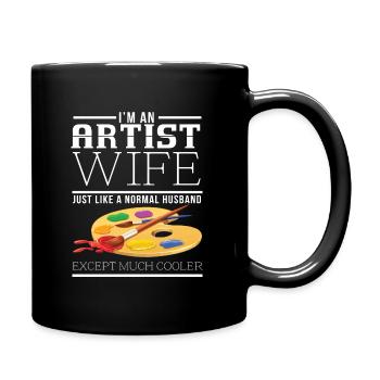 Peintre et vernisseur, le métier le meilleur et le plus ennuyeux - Mug uni - noir - Droite