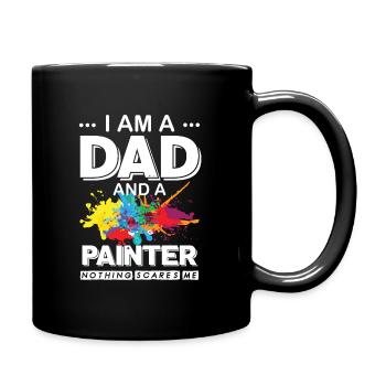 Maler und Lackierer, der Beste und Nervigste Beruf - Tasse einfarbig - Schwarz - Rechts