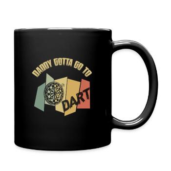 Father's Day gift for dad for Father's Day - Full Colour Mug - black - Right