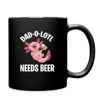 Father's Day gift for dad for Men's Day - Full Colour Mug - black - Right