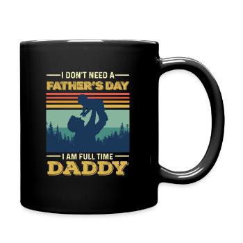Cadeau de fête des pères pour papa pour la fête des hommes - Mug uni - noir - Droite