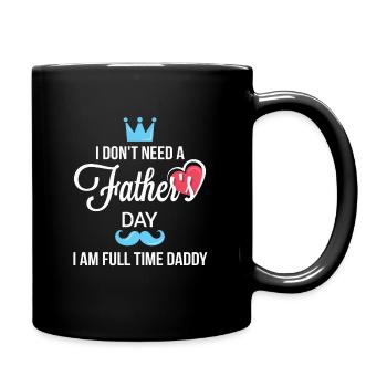 Father's Day gift for dad for Men's Day - Full Colour Mug - black - Right
