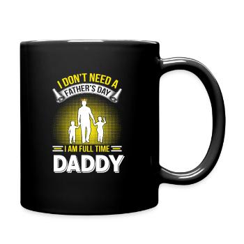 Father's Day gift for dad for Men's Day - Full Colour Mug - black - Right