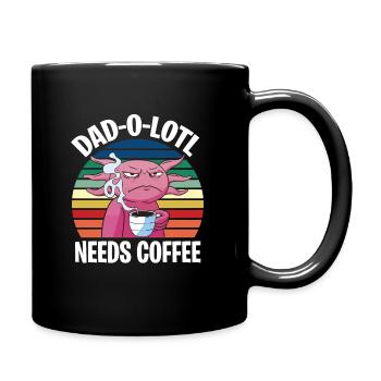Father's Day gift for dad for Men's Day - Full Colour Mug - black - Right