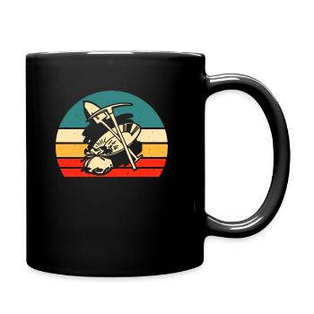 Coucher de soleil sur les mineurs d’or - Mug uni - noir - Droite
