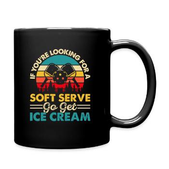 Pickleball si vous êtes à la recherche d’un service moelleux go - Mug uni - noir - Droite