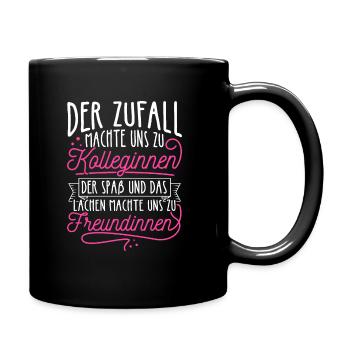 Geschenke zur Pension Renteneintritt Lieblingskoll - Tasse einfarbig - Schwarz - Rechts