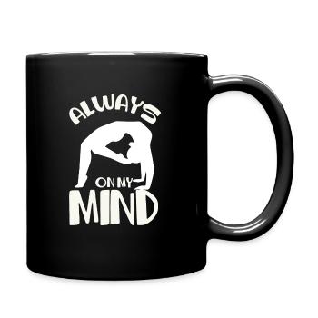 Meditation, Zen Yoga and Pilates - Full Colour Mug - black - Right