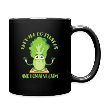Meditation, Zen Yoga and Pilates - Full Colour Mug - black - Right