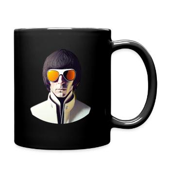 Retro Flash No40 - Tasse einfarbig - Schwarz - Rechts
