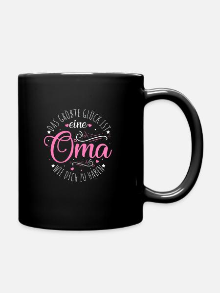 Lieblings Oma Ruhestand Rente Oma Omi Beste Grandm - Tasse einfarbig - Schwarz