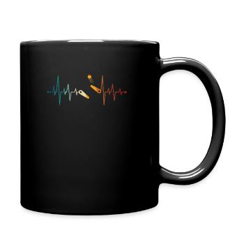 Pinball Machine Retro Pinball Machine Pinball Machine - Full Colour Mug - black - Right