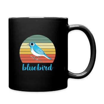Hüttensänger - Tasse einfarbig - Schwarz - Rechts