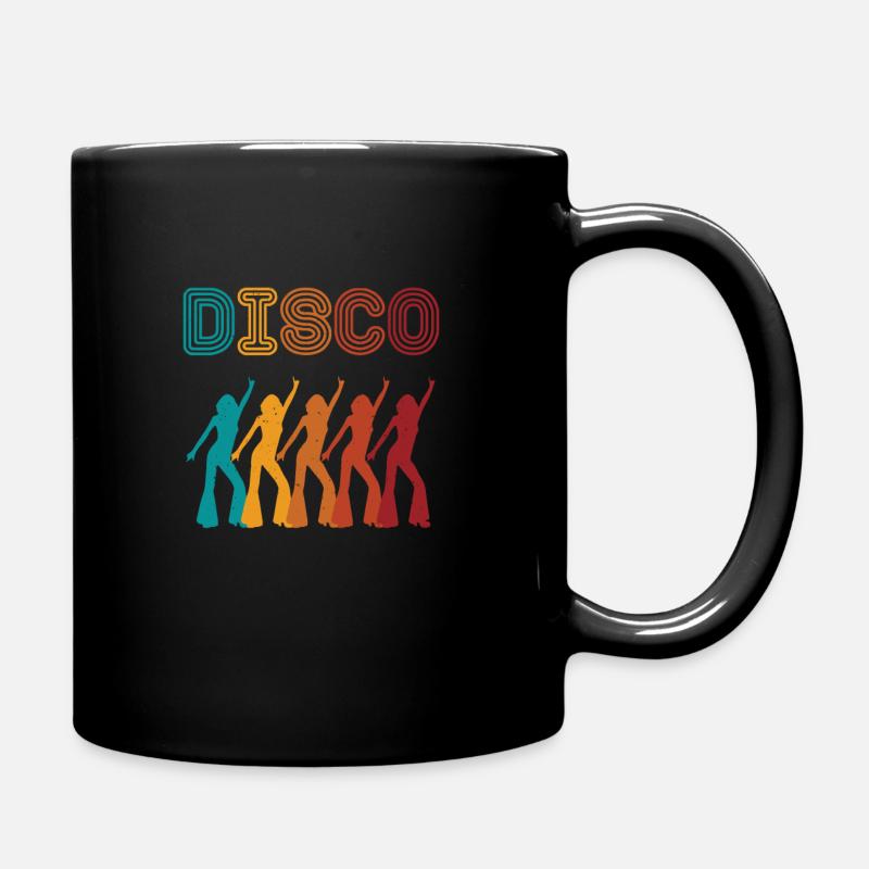 Disco Queens Retro 80s 70s 90s Vintage - Mug uni - noir