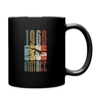 Millésime 1968 - Mug uni - noir - Droite
