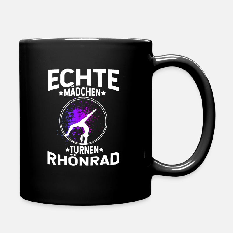 Turnen Rhönrad Turntrainer Gymnsatik Geschenk Bode - Tasse einfarbig - Schwarz