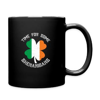 Irlande Shamrock Manigances Saint Patrick - Mug uni - noir - Droite