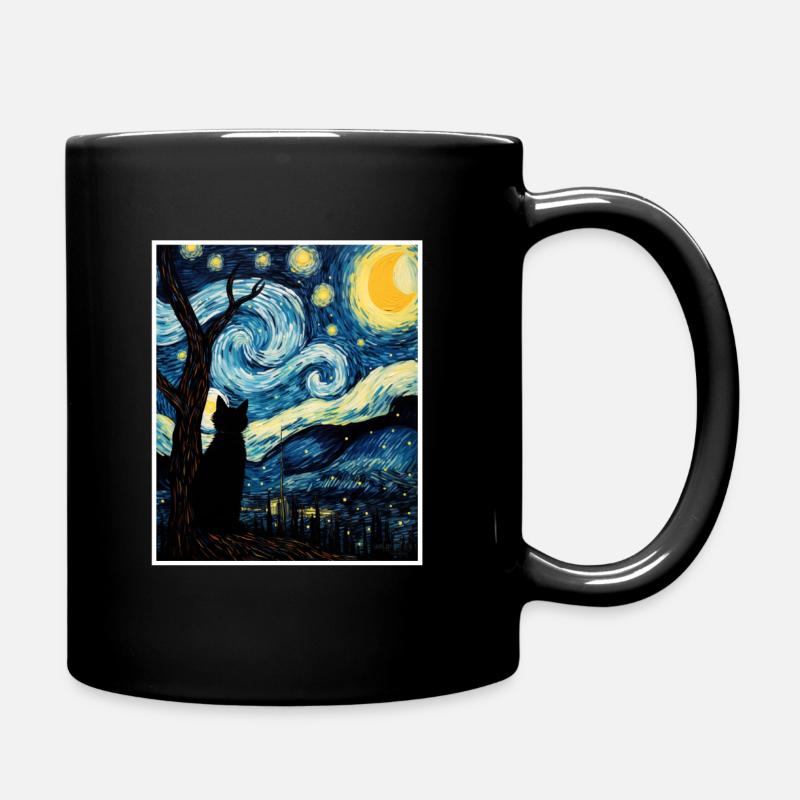 KATZEN PORTRAI - Tasse einfarbig - Schwarz