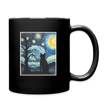 KATZEN PORTRAI - Tasse einfarbig - Schwarz - Rechts